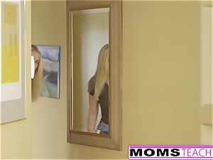MomsTeachSex - very first Time threesome Is With Step mummy