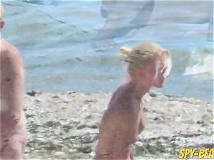 spycam first-timer nude Beach milfs Hidden cam Close Up